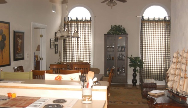 Attic apartment in historic building