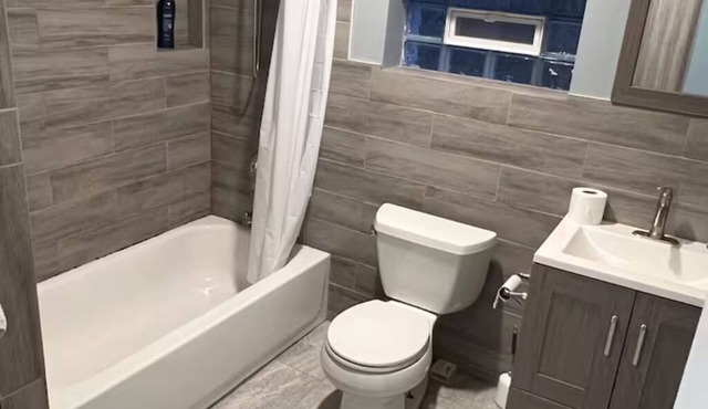 Attractive Coach House Apartment for rent in Oak Park.