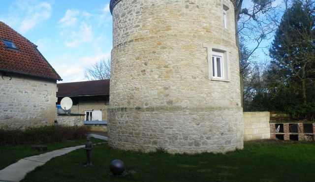 atypical cottage with heated pool and covered in a beautiful & calm