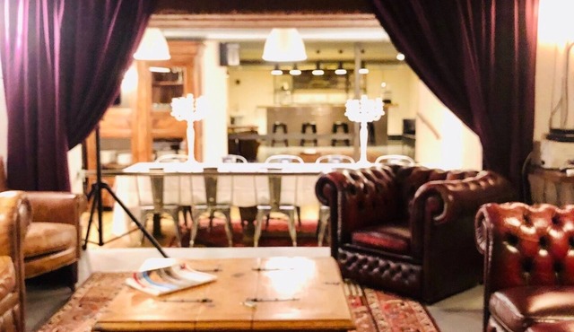 Atypical accommodation in a 400m2 German bunker