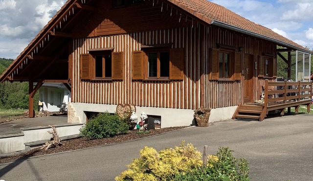 Atypical chalet with covered terrace