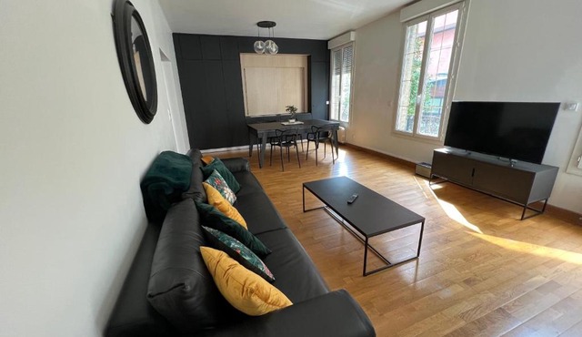 Au Cœur de Coty Le Havre 3 chambres et billard 90m2 - Les Appartements Océane