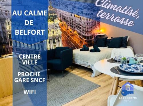 Au calme de Belfort, climatisation, terrasse