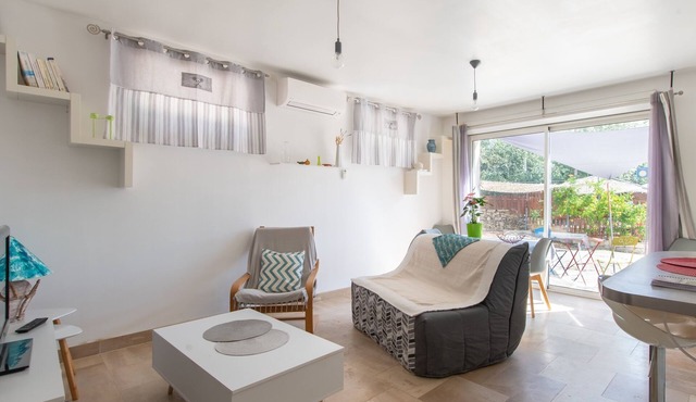 Au Coeur De L'Olivette - Climatisée avec piscine