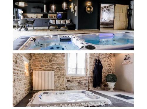 Au domaine des anges, 3 gîtes luxueux avec Jacuzzi privatif, sauna, mini-piscine, piscine extérieure chauffée en saison