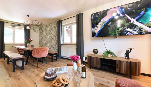 Au Paradis des 4 Saisons : Modern house with terrace. Pets allowed