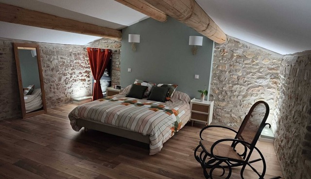 Au Pied des Cévennes ! Mazet Romantique Rénové Avec spa et Jardin Privatifs