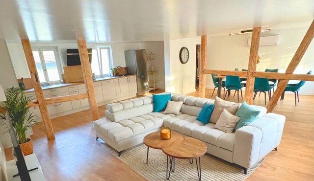 Au Soleil: Large, warm apartment