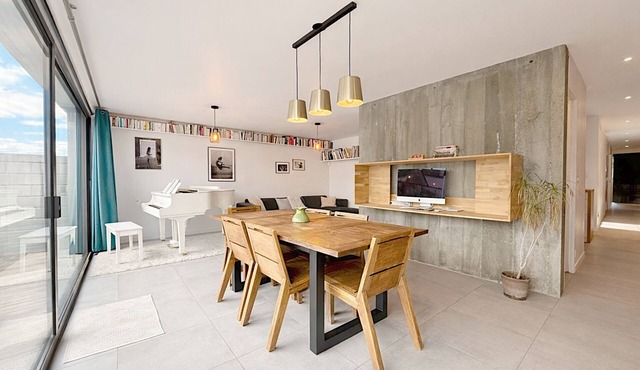 Au Tempo Beaujolais, an architect-designed house in the heart of a wine-growing region