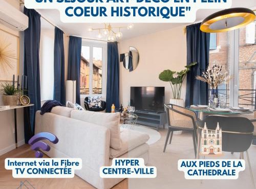 AU XV Sainte Cécile T2 Art Déco