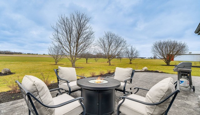 Auburn Finger Lakes Farmhouse w/Open Views!