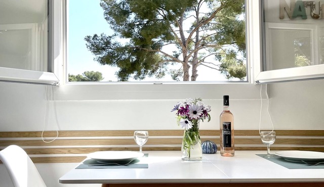 Auguière East, house in the heart of the vineyards