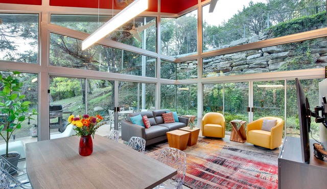 Austin Glass House-As Seen on TV and Two Movies