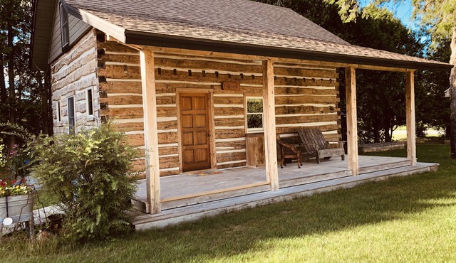 Authentic 1882 Hand Hewn Log Home