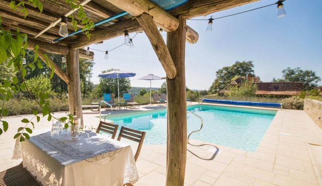 Authentic gîte on estate with swimming pool