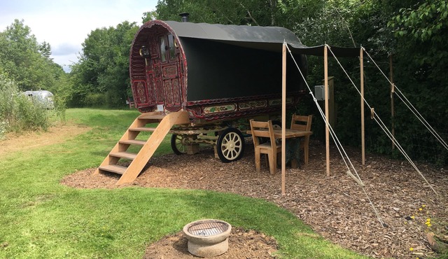 Authentic Gypsy Caravan with double bed