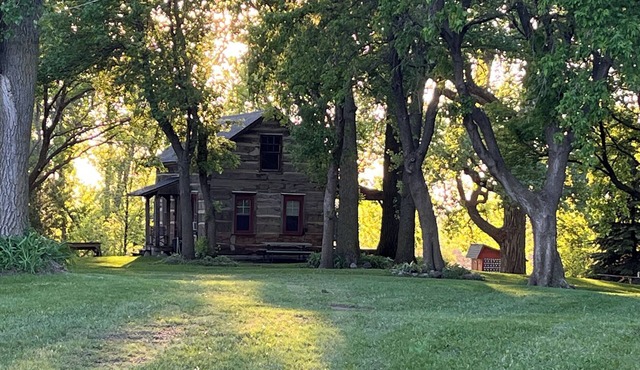 Authentic Log Cabin: The Den