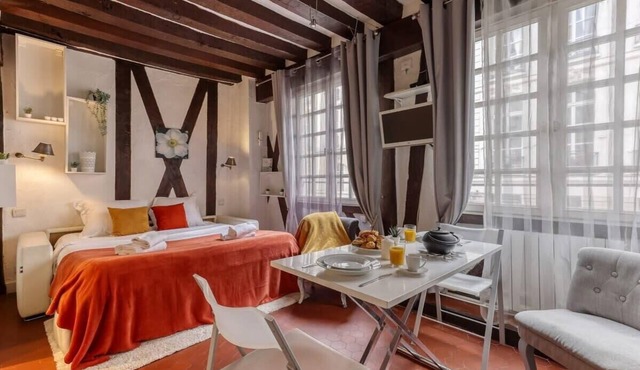 Authentic & New Studio - The Historical Le Marais