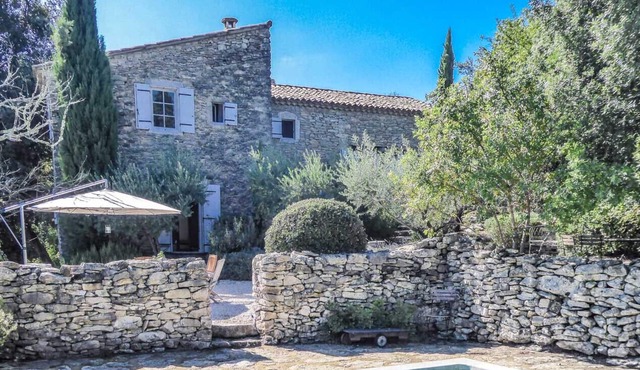 Authentic Provence landhouse in Goudargues, Gard, with private pool
