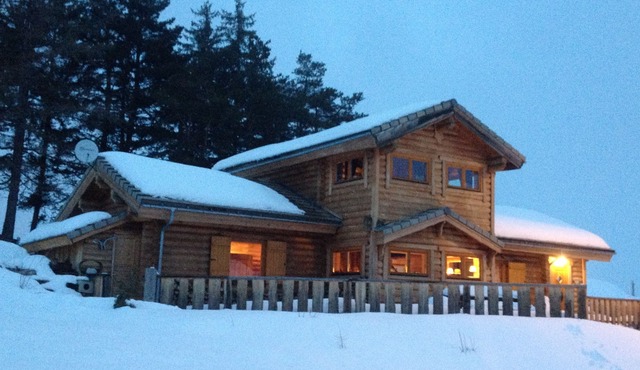 authentic Scandinavian log cabin