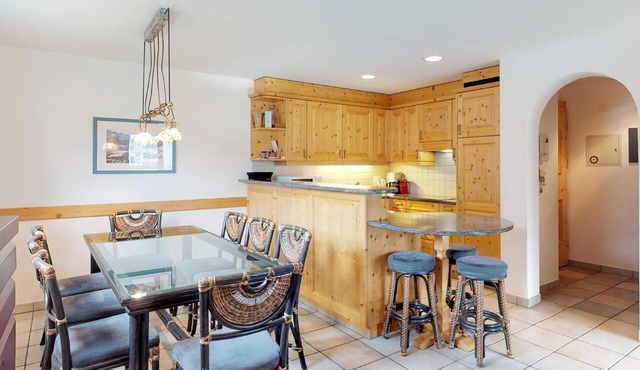 Authentically beautiful house in the Engadine style.