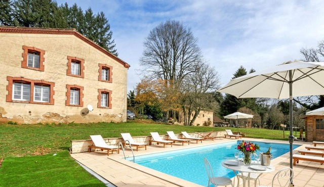 Authentique maison piscine