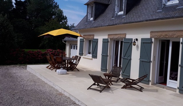 Aux Dunes in Port Blanc large and very quiet villa