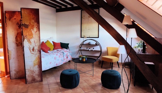 Aux Nids d'Hirondelles, View of the Loire apartment for 6 people in Pouilly sur Loire