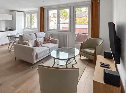 Aux portes de Lille, grand T3 avec balcon et Wi-Fi