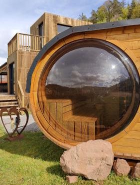 Aux Sons des Cloches - Chalet avec Jacuzzi, Sauna et vue panoramique