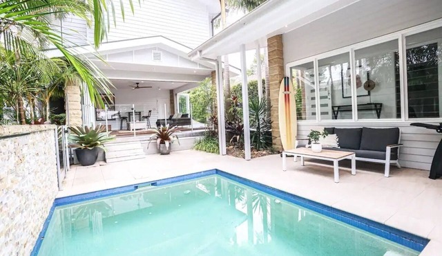 Avalon Beach Coastal Sanctuary with Pool & Indoor Fireplace