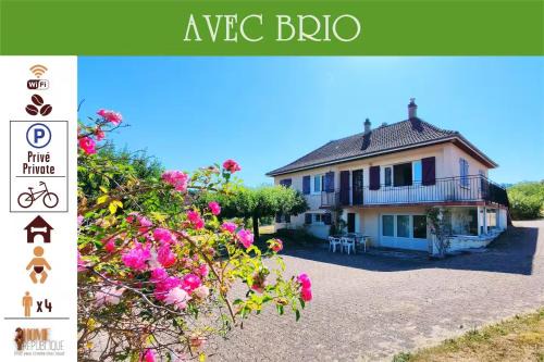 Avec Brio - Maison avec terrasse, Parking privé, 2 chambres 3 lits