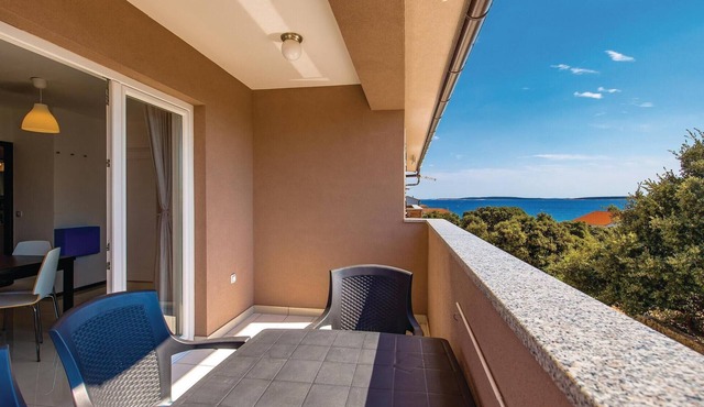 Awesome apartment in Mandre with house sea view