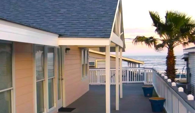 Awesome Beach Views on 3 Sides of Huge Deck
