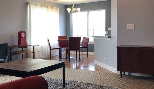 Awesome fully furnished 2 bedroom townhome with secluded wooded area.