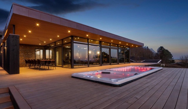 Awesome home in Knebel with sauna