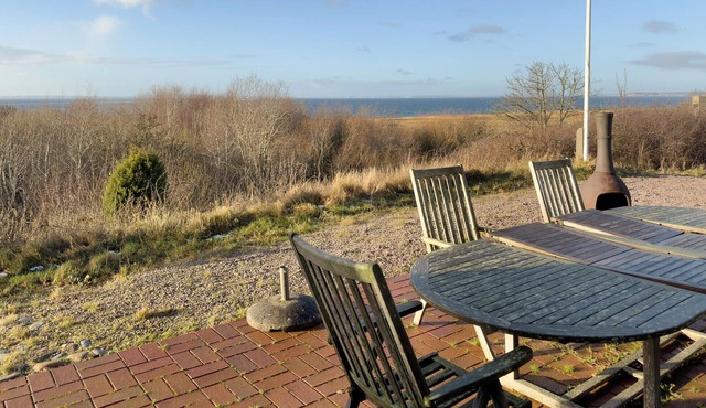 Awesome home in Knebel with house sea view