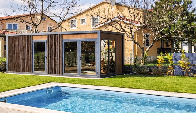 Awesome home in Nedescina with sauna