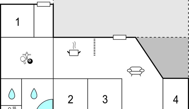 Awesome home in Tarm w/ Sauna, WiFi and 4 Bedrooms