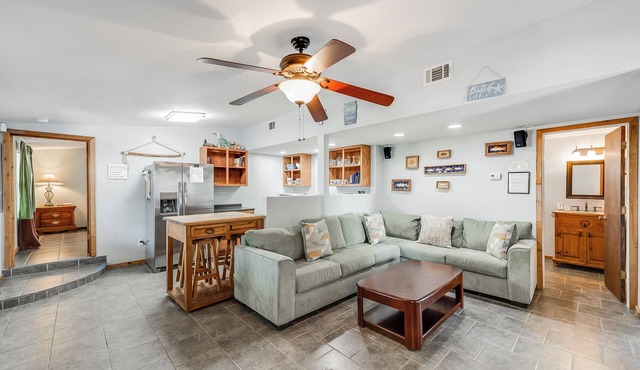 Awesome home right next to the city pool with plenty of boat parking.