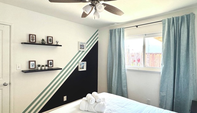 Azure Abode with Wifi/AC Near Napa, SF, Hospitals & Bay Area!