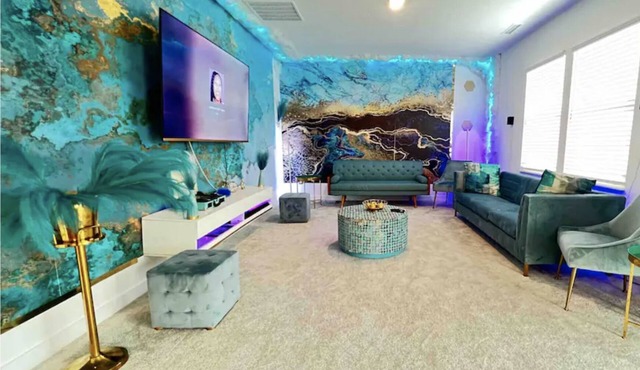 Azure Skies Modern Abstract Home