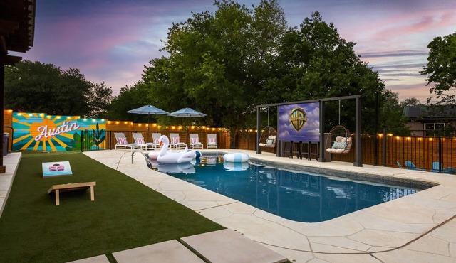 Bachelorette Oasis | Pool, Spa, Fire Pit & Games