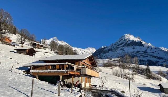 Bachsbort 14 4-bed flat, unobstructed view of the Eiger