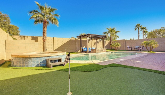 Backyard Oasis! Group-Friendly San Tan Valley Home
