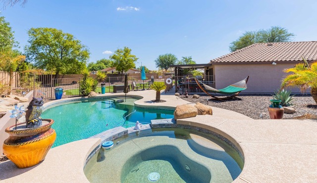 Backyard Oasis with Private Pool & Putting Green!