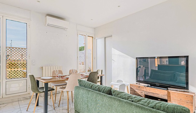 Bail mobilité - Appartement 2 ch - Nice centre