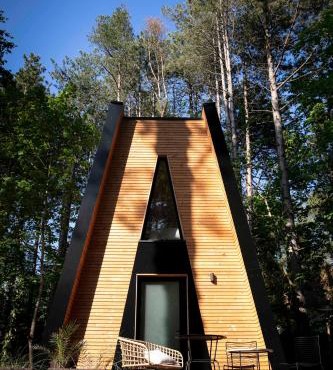 Bain de forêt - Lodges Cosy & Spa