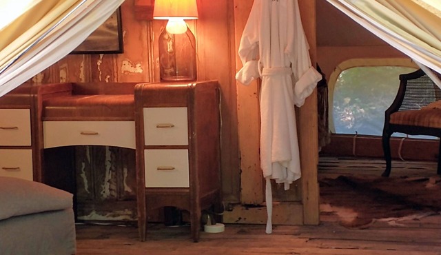 Bainbridge Island Dome Tent on a Farm with a Pool