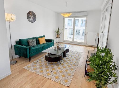 Balcon ensoleillé, design moderne